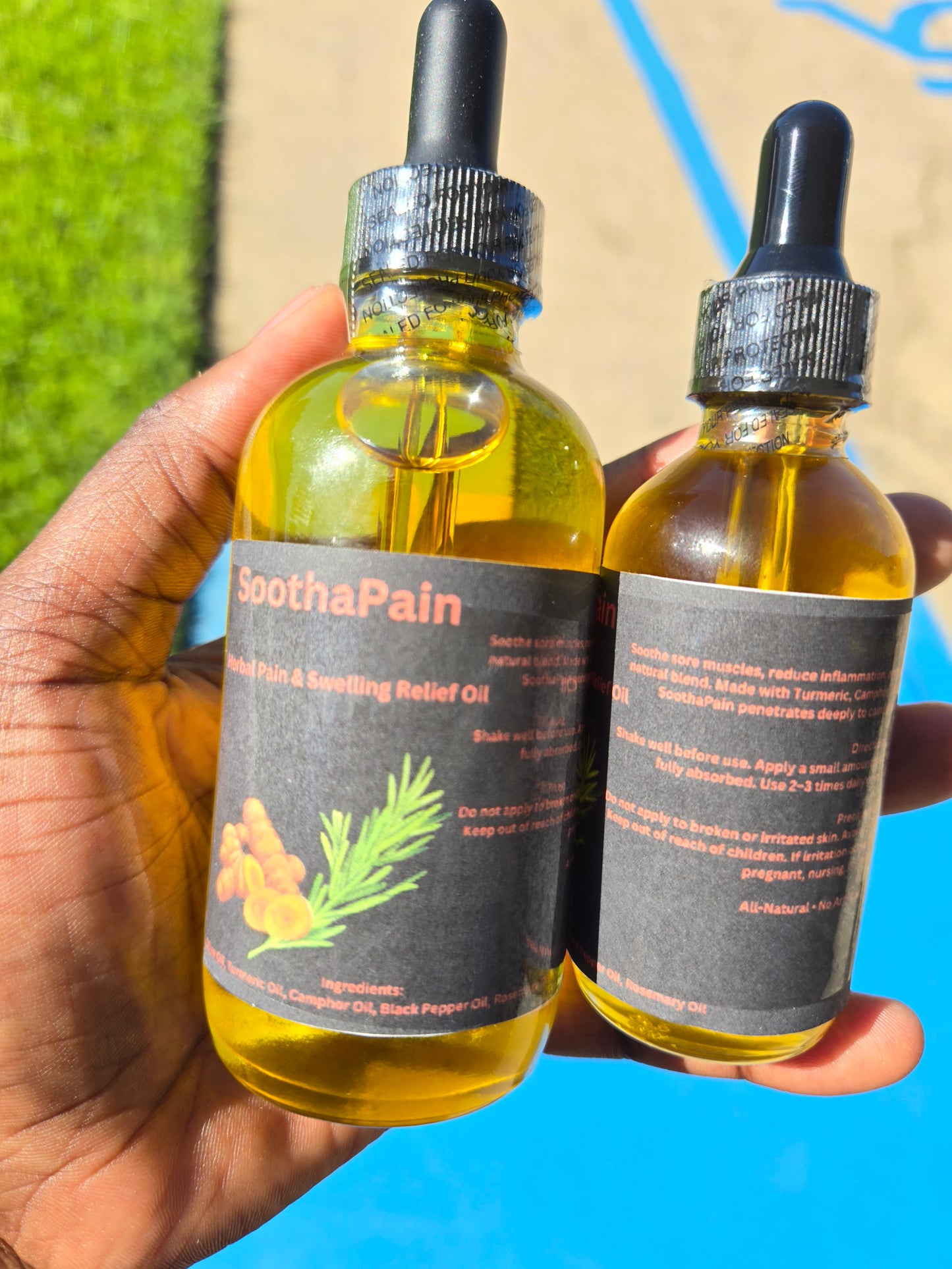 SoothaPain |All natural pain relief oil| full body