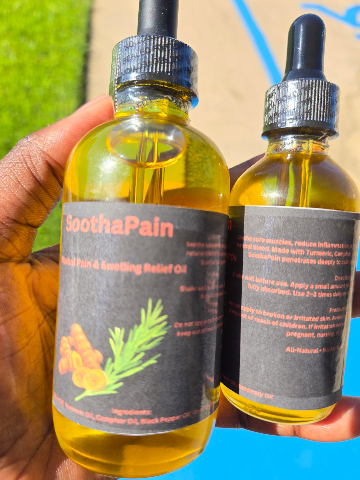 SoothaPain |All natural pain relief oil| full body