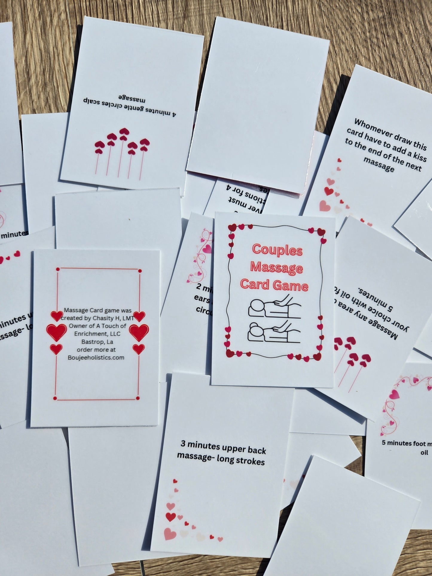 Couples Massage Card Game