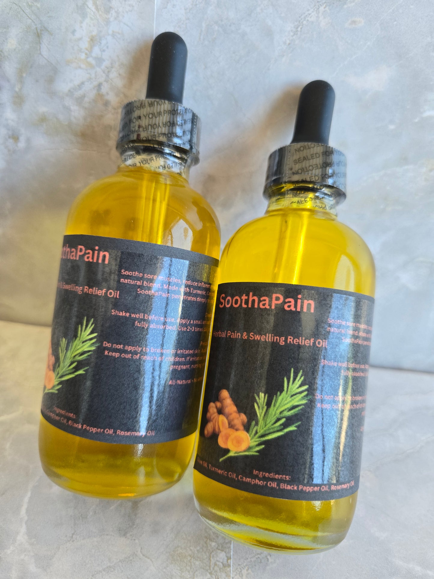SoothaPain |All natural pain relief oil| full body