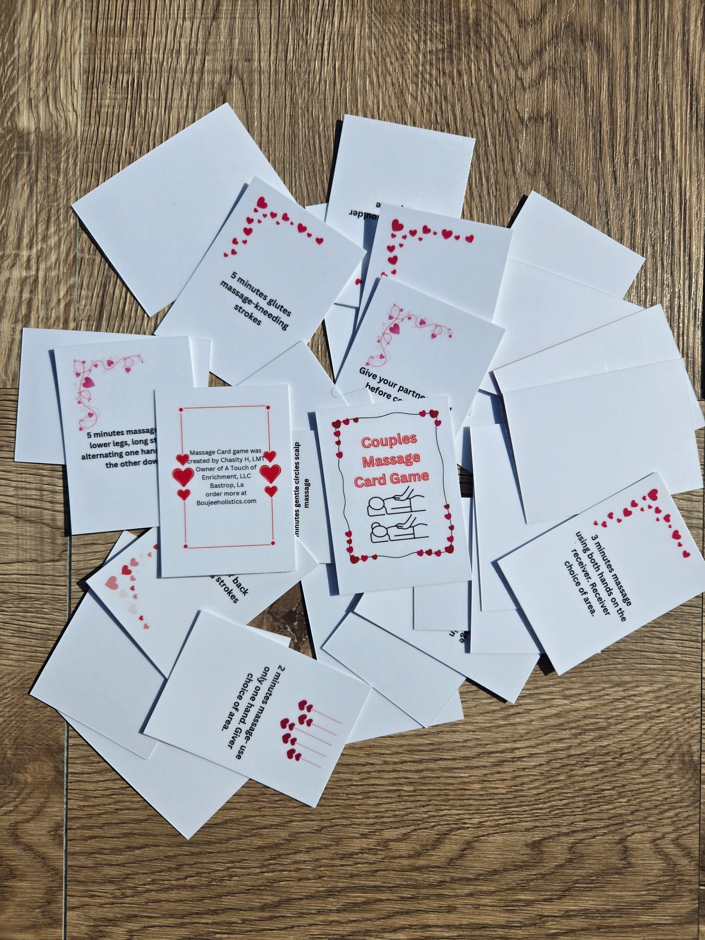 Couples Massage Card Game