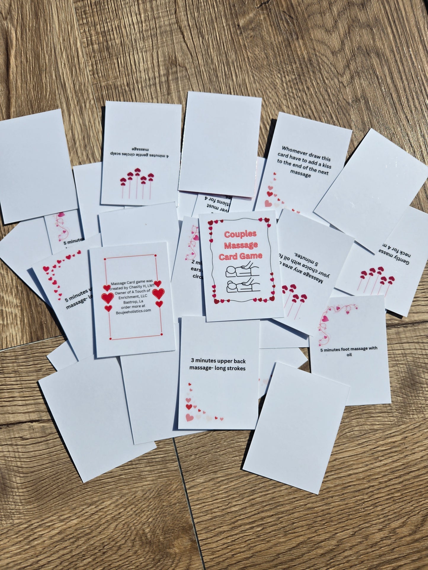Couples Massage Card Game
